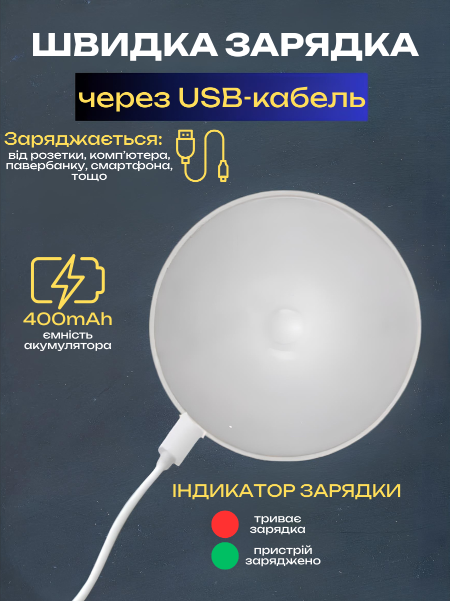 USB-зарядка світильника